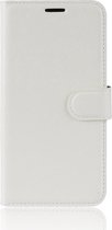 Mobigear Classic Telefoonhoesje geschikt voor Sony Xperia XZ2 Premium Hoesje Bookcase Portemonnee - Wit