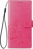 Mobigear Vlinder Bookcase voor de Motorola Moto G6 - Magenta