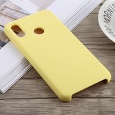 Huawei P20 Lite (2018) Hoesje - Mobigear - Rubber Touch Serie - Hard Kunststof Backcover - Geel - Hoesje Geschikt Voor Huawei P20 Lite (2018)