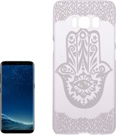 Samsung Galaxy S8 Hoesje - Mobigear - Design Serie - Hard Kunststof Backcover - Palm - Hoesje Geschikt Voor Samsung Galaxy S8