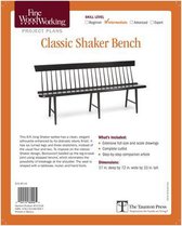 Fine Woodworking's Classic Shaker Bench Plan