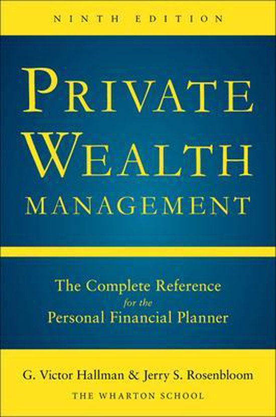 Private Wealth Mangement 9th Ed (PB) - cover