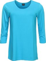 Zazou-shirt-Amy-driekwart-mouw- aqua