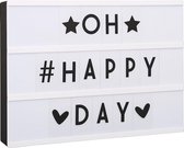 LED Lichtpaneel | Decoratie Letters | USB | Batterij | Kunststof | Wit | Ophangbaar