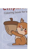 Chipmunks Coloring Book For Toddlers