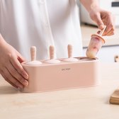 HomeAssets - IJsjes vormen - IJslolly vormen - Vormpjes voor ijslolly's - IJsjes maker - Roze