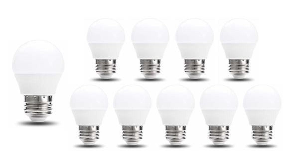 Set 12 Pièces Ampoules Lampes Extrastar G45CA6W LED E27 6W 480lm Lampe Chaud Sus 