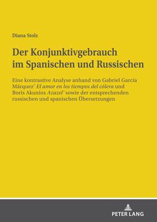 Der Konjunktivgebrauch im Spanischen und Russischen - cover