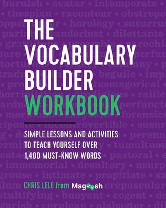 The Vocabulary Builder Workbook: Simple Lessons and Activiti ... - cover