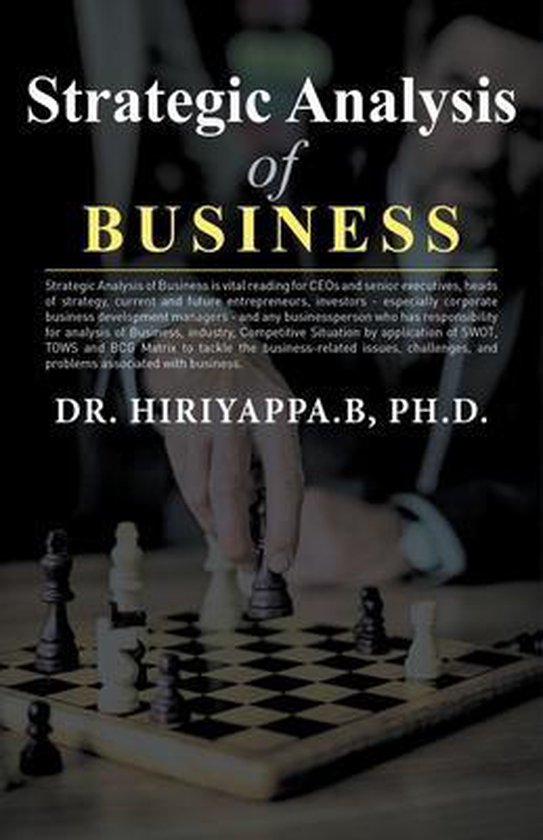 Strategic Analysis of Business - cover