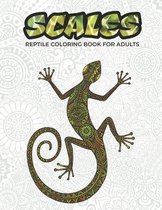 Scales - reptile coloring book for adults