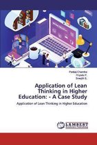 Application of Lean Thinking in Higher Education