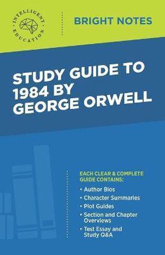 Bright Notes- Study Guide to 1984 by George Orwell - cover