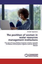 The posititon of women in water resources management institutions