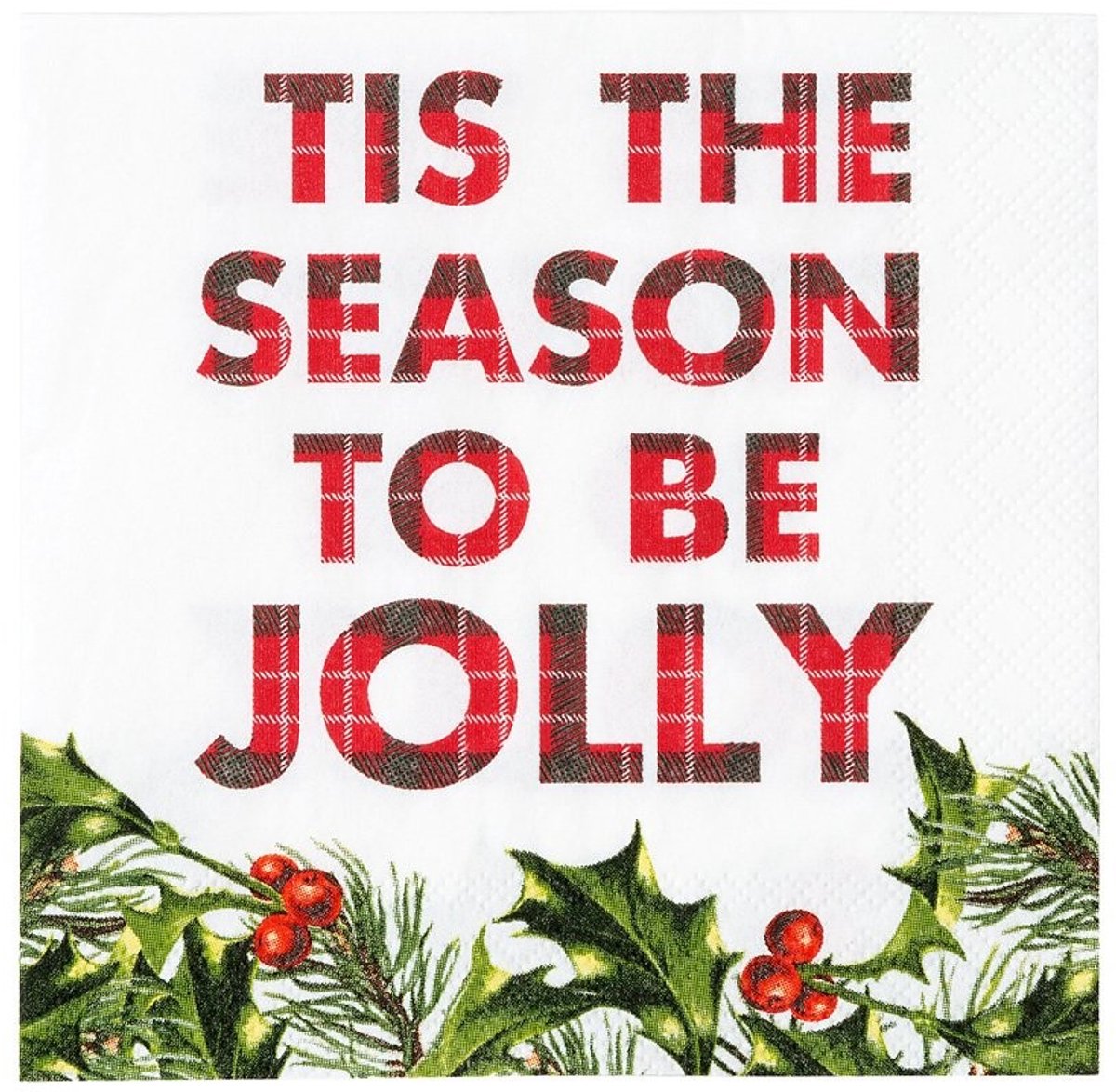 Kerstservetten jolly season - Talking Tables