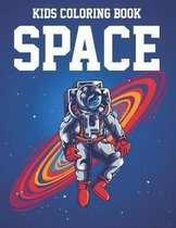 Kids Coloring Book Space