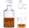 MDO Whiskey karaf & Glazen - Whiskey set - Whiskey glazen