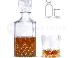 MDO Whiskey karaf & Glazen - Whiskey set - Whiskey glazen Image