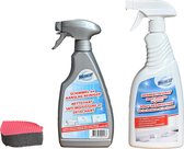 Washcat - Schimmel en aanslag reiniger 500 ML + Washcat desinfectie oppervlakte spray 750ml + Sorbo spons