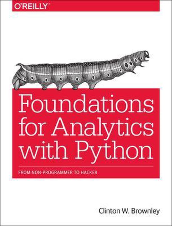 Foundations for Analytics with Python - cover