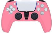 Playstation 5 Glow In The Dark Skin - Neon Roze - Playstation 5 Siliconen Skin - Beschermhoes - Playstation 5 Accessoires