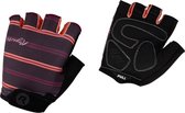 Rogelli Ds Wielerhandschoen Stripe Bordeaux/Coral XS