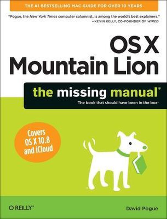 Mac OS X Mountain Lion Missing Manual - cover