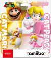 Nintendo amiibo Ingame speelfiguur - Cat Mario & Cat Peach