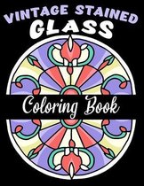 Vintage Stained Glass Coloring Book