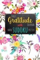 Daily Gratitude Journal with Hard Sudoku Puzzles