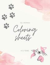 All Animals Coloring Sheets