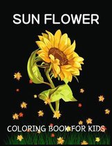 Sun Flower Coloring Book For Kids