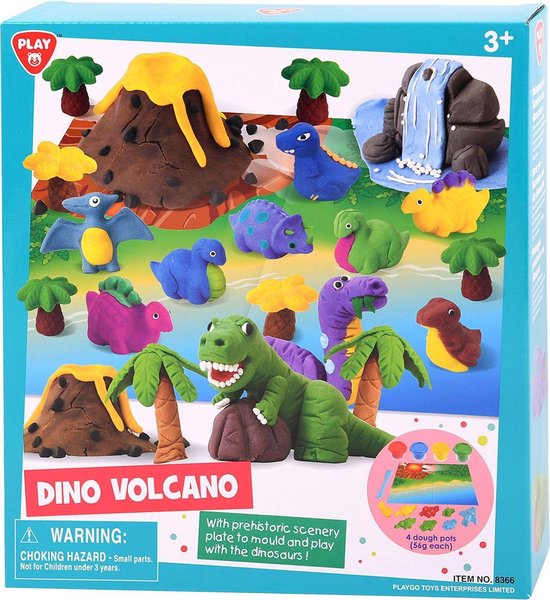 Playgo Kleiset Dino Vulkaan