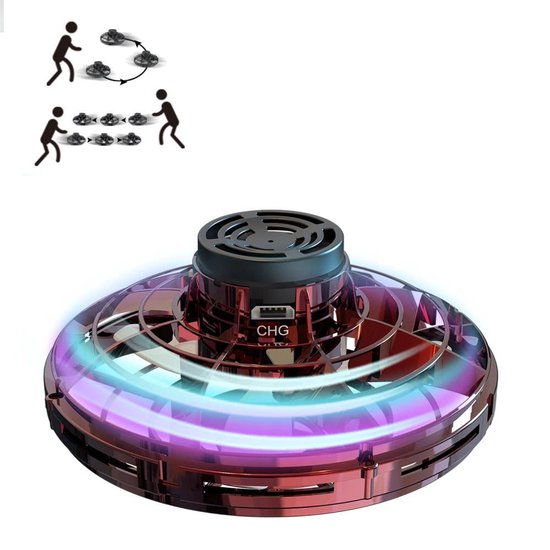 Afbeelding van het spel FlyNova Vliegende Spinner - LED - Rood