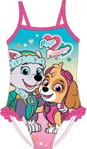 Paw Patrol Nickelodeon Badpak - Zwempak - Skye en Everest. Maat 104/110 cm - 4/5 jaar.