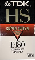 TDK E-180 HS videoband VHS 180min super avilyn hoge kwaliteit