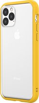Apple iPhone 11 Pro Hoesje - Rhinoshield - MOD NX Serie - Hard Kunststof Backcover - Geel - Hoesje Geschikt Voor Apple iPhone 11 Pro