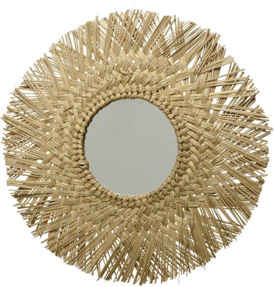 Medivo Styling & Interior - Zeegras Spiegel I Rond I diameter 50 cm
