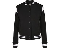 Urban Classics - Organic Inset College jacket - S - Zwart