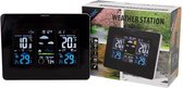 Draadloze weerstation-Indoor en Outdoor-inclusief buitensensor-LED display- Bereik tot 60 meter - Weerbestendig