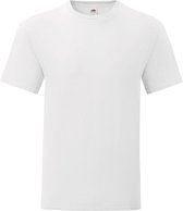 Fruit of the Loom Iconisch T-shirt voor heren (set van 5) (Wit)