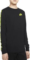 Nike - Sportswear Long Sleeve - Zwart - Enfants - Taille 116 - 128