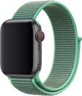 Stoffen Apple Watch Bandje Nylon Groen | Geschikt voor alle type Apple Watch van 42MM & 44MM