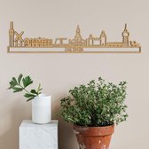 Skyline Goes eikenhout -60cm- City Shapes wanddecoratie