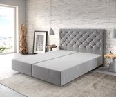 Boxspring-frame Dream-Great microvezel grijs 160x200