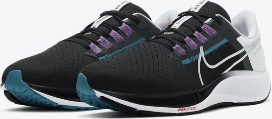 Nike Air Zoom Pegasus 38 hardloopschoenen heren zwart/grijs - Nike
