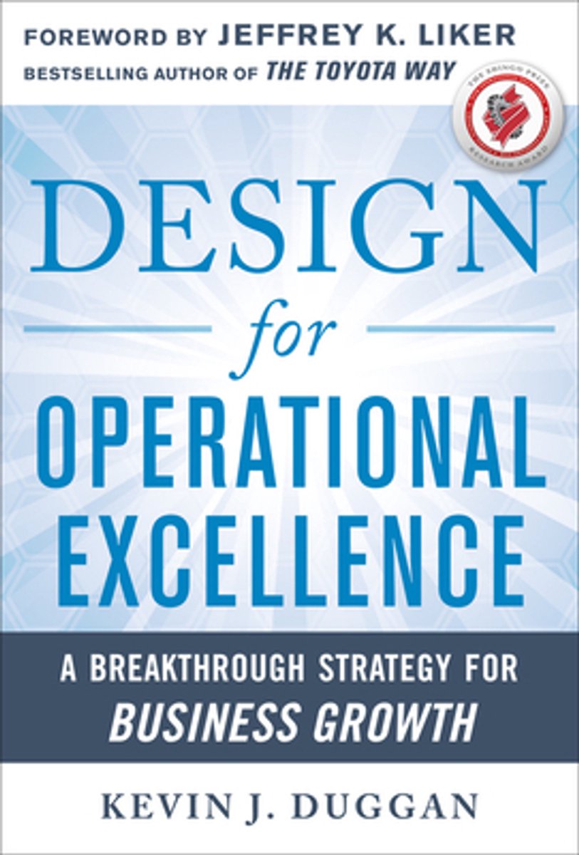 Omslag van Design for Operational Excellence: A Breakthrough Strategy for Business Growth
