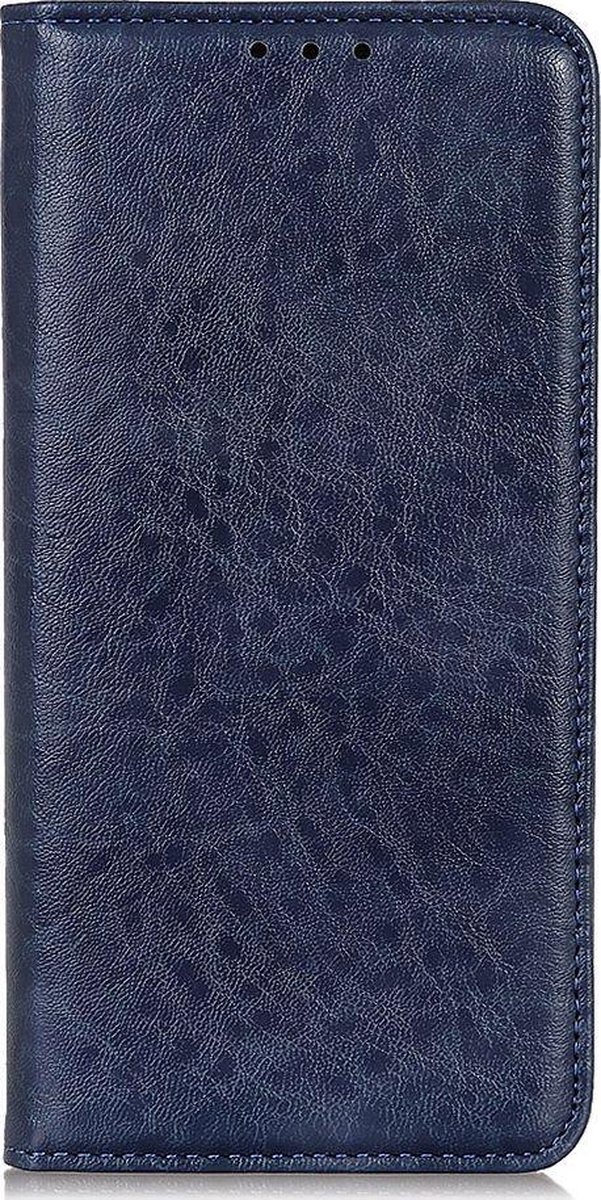 Mobigear Telefoonhoesje geschikt voor OPPO A74 5G Hoesje | Mobigear Classic Elegance Bookcase Portemonnee | Pasjeshouder voor 2 Pasjes | Telefoonhoesje voor Pinpas / OV Kaart / Rijbewijs - Blauw