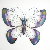 wanddecoratie vlinder groot