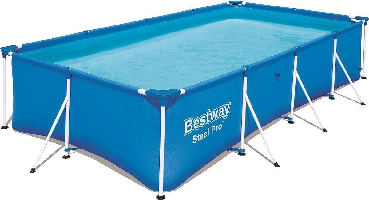 Zwembad Frame Bestway Steel Pro zonder pomp 400x211x81cm Blauw